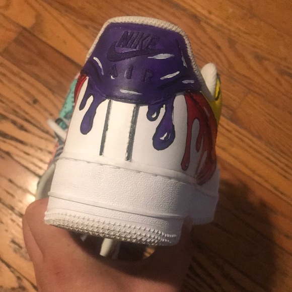 Custom Cartoon Nike Air Force Ones - Picture 10 of 11